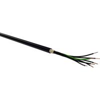 VER NYY-J 7x 1,5RE Eca Ri.50 Krachtoverbrenging NYY-J 7 x 1.50 mm² Zwart 50 m