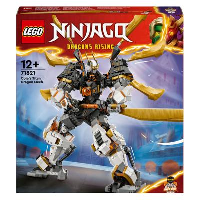 LEGO ninjago 71821 cole&apos;s reusachtige drakenmecha