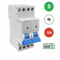 SEP krachtstroom installatieautomaat 10A INS36-4B10 inst. 4p B10 6kA (36mm) 3101644010
