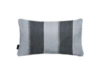Sierkussen met paspel ca. 30x50 cm Banda grey Madison - Madison