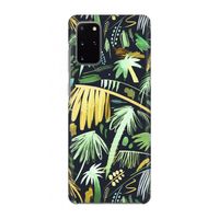 Tropical Palms Dark: Volledig geprint Samsung Galaxy S20 Plus Hoesje