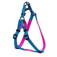 Jack and Vanilla Y-tuig kleine hond - Blauw / roze - XS