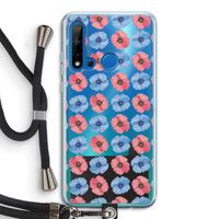Klaproosjes: Huawei P20 Lite (2019) Transparant Hoesje met koord