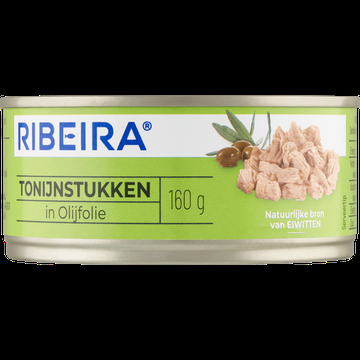 Ribeira Tonijnstukken in Olijfolie 160 g bij Jumbo