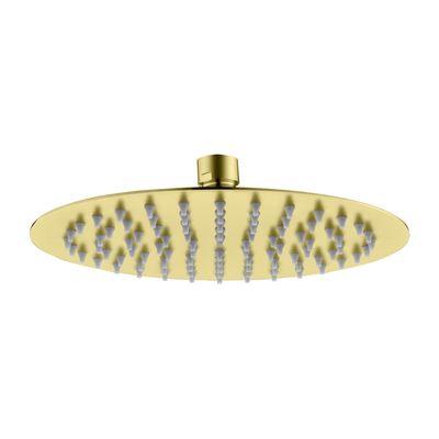 Hoofddouche BWS Colorato Rond 30 cm Geborsteld Goud Aquasplash