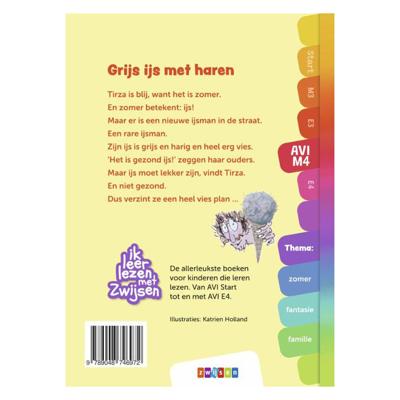 WPG Uitgevers Ik leer lezen - grijs ijs met haren (avi-m4)
