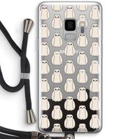 Uilen: Samsung Galaxy S9 Transparant Hoesje met koord