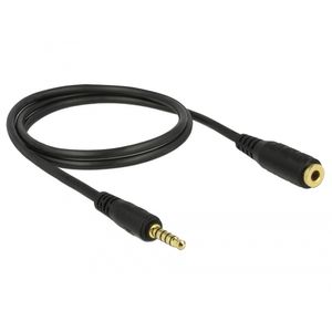 DeLOCK Stereo Jack 3,5 mm 5-Pin (male) > 3,5 mm 5-Pin (female) kabel 1 meter