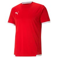 PUMA teamLIGA Voetbalshirt Rood Wit