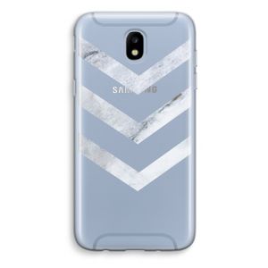 Marmeren pijlen: Samsung Galaxy J5 (2017) Transparant Hoesje