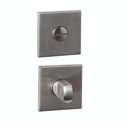 Intersteel WC-sluiting verdekt 53x53x6mm met stift 6-8mm RVS
