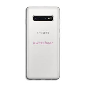 kwetsbaar: Samsung Galaxy S10 4G Transparant Hoesje