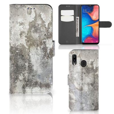 Samsung Galaxy A30 | Bookcase | Beton Print