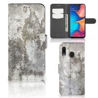 Samsung Galaxy A30 | Bookcase | Beton Print Samsung Galaxy A30 | Bookcase | Beton Print