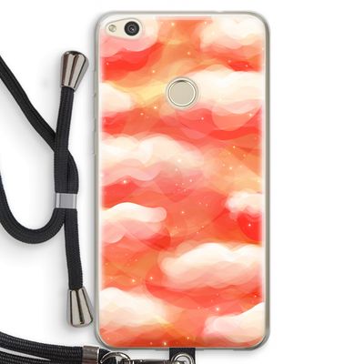 Lichte Wolken: Huawei Ascend P8 Lite (2017) Transparant Hoesje met koord