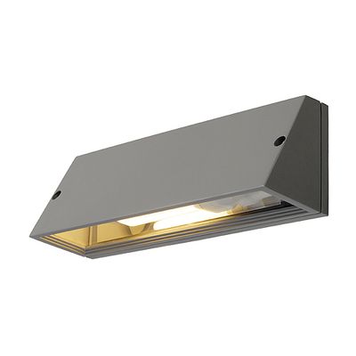 Wandlamp PEMA SQUARE zilvergrijs 1xE27