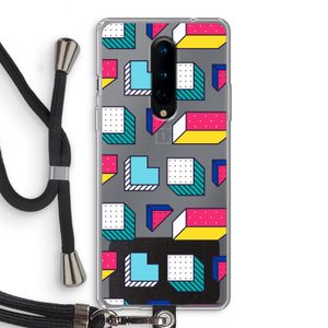 8-bit N°7: OnePlus 8 Transparant Hoesje met koord