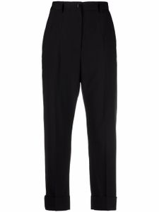 Dolce & Gabbana pantalon de tailleur à bandes contrastantes - Noir