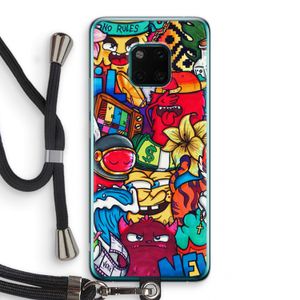 No Rules: Huawei Mate 20 Pro Transparant Hoesje met koord