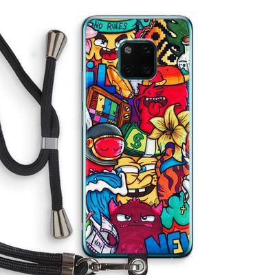 No Rules: Huawei Mate 20 Pro Transparant Hoesje met koord