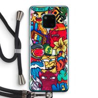 No Rules: Huawei Mate 20 Pro Transparant Hoesje met koord