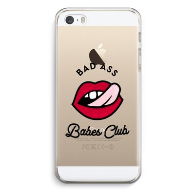 Badass Babes Club: iPhone 5 / 5S / SE Transparant Hoesje