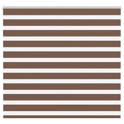VidaXL Zebra rolgordijn 165x100 cm stofbreedte 160,9cm polyester bruin