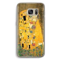 Der Kuss: Samsung Galaxy S7 Transparant Hoesje