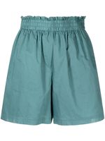 Paul Smith short en coton à taille froncée - Vert - thumbnail