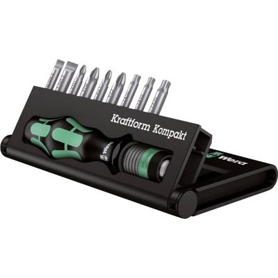 Wera Kraftform Kompakt 10 05056653001 Bitset 10-delig Plat, Kruiskop Phillips, Kruiskop Pozidriv, Binnen-Torx