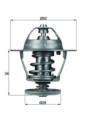 Thermostaat, koelvloeistof TX6888D
