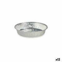 Set Keukenservies Wegwerpbaar Cirkelvormig Aluminium 21,5 x 5,5 x 21,5 cm (12 Stuks)