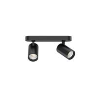 Lyora Led opbouwspotTevo dubbel - zwart - 2700K - 107116