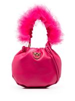 PINKO sac cabas Pouch en fourrure artificielle - Rose