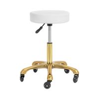 Rolkruk - 54 - 72 cm - 150 kg - Wit/Gouden