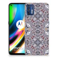 Motorola Moto G9 Plus | TPU | Siliconen hoesje | Flower Tiles Motorola Moto G9 Plus | TPU | Siliconen hoesje | Flower Tiles