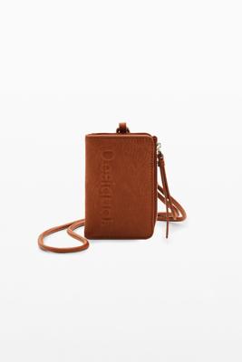 Portemonnee S logo koord - BROWN - U Portemonnee S logo koord - BROWN - U