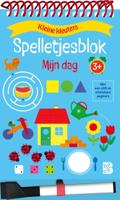 Spelletjesblok met viltstift 3+ Mijn dag (Hardback)