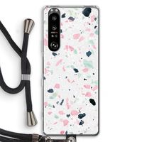 Terrazzo N°3: Sony Xperia 1 III Transparant Hoesje met koord