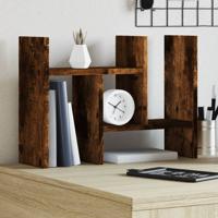 VidaXL Bureau organiser 34,5x15,5x35,5 cm hout gerookt eikenkleurig VidaXL Bureau organiser 34,5x15,5x35,5 cm hout gerookt eikenkleurig