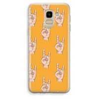 Rock: Samsung Galaxy J6 (2018) Transparant Hoesje