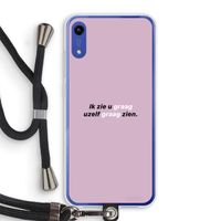 uzelf graag zien: Honor Play 8A Transparant Hoesje met koord
