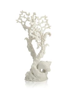 biOrb hoornkoraal ornament wit - klein