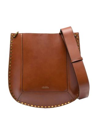 ISABEL MARANT sac à bandoulière Oskan à clous - Marron