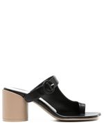 MM6 Maison Margiela sandales Gia 70 mm en cuir - Noir