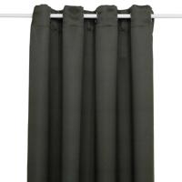 Atmosphera verduisterende gordijnen - set 2x stuks - B135 x L240 cm - zwart - geplooid