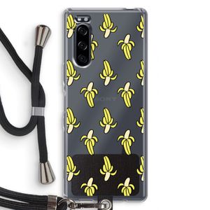 Bananas: Sony Xperia 5 Transparant Hoesje met koord