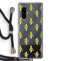 Bananas: Sony Xperia 5 Transparant Hoesje met koord