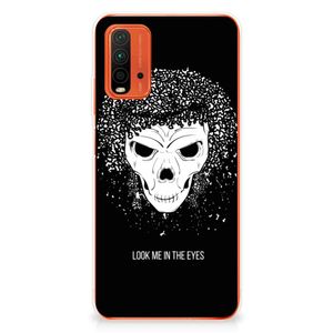 Silicone Back Case Xiaomi Poco M3 Skull Hair