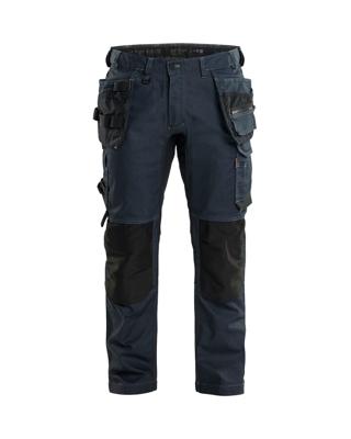Blåkläder 1750 werkbroek stretch blauw/zwart maat 46